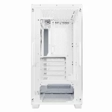 Gabinete Asus A21 Case/wht Pc, Soporta Micro Atx, Mini-itx, 5 Ranuras De Expansión, Color Blanco, 2 X Usb 3.2